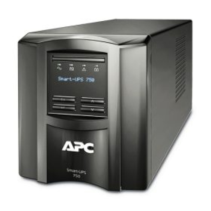 APC Smart-UPS 750VA, 230V, LCD, 6x IEC 320 C13 & 2x IEC Jumpers outlets, w/SmartConnect port SMT750IC