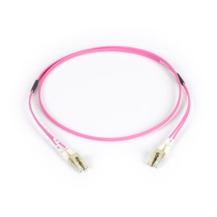 superiOrtec D504SCSC02L FIBER OPTIC DUPLEX  PATCH CORD, MM, SC-SC, 50/125, OM4, 2METER, LSZH, 2.0MM JACKET, VIOLET