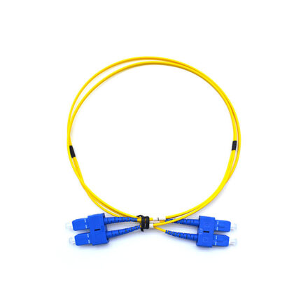 superiOrtec FIBER OPTIC DUPLEX PATCH CORD, SM, LCUPC-LCUPC,  G657.A2, 2METER, LSZH, 2.0MM JACKET, YELLOW