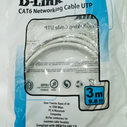 D-Link Cat6 UTP Patch Cord 3 Meter