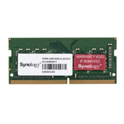 Synology 8GB D4ES02-8G DDR4 SO-DIMM ECC Memory Module, 8GB (1 x 8GB) Capacity