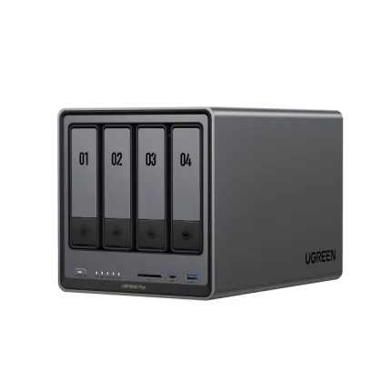 UGREEN NASync DXP4800 Plus 44-bay, Intel Pentium Gold 8505 5-core CPU, 10GbE + 2.5GbE LAN, 4K HDMI, Diskless NAS Storage