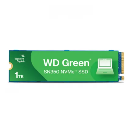 Western Digital 1TB WDS100T2G0C SN350 NVMe SSD, QLC - Green