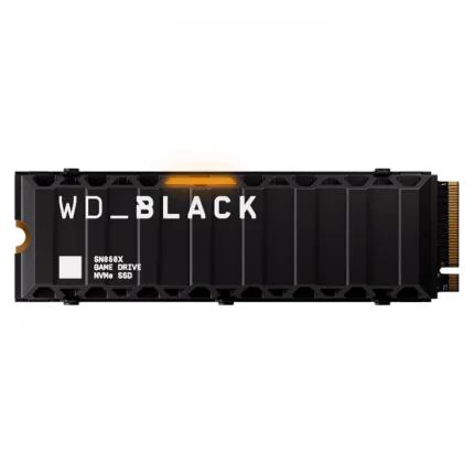 Western Digital 8TB WDS800T2XHE SN850X NVMe SSD With Heatsink - Black