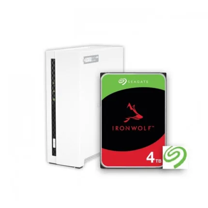 QNAP TS-133-US with 1 x 4TB Seagate IronWolf Drives