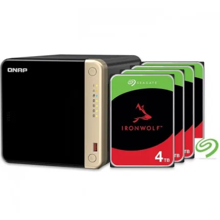 QNAP TS-464-8G-US with 4 x 4TB Seagate IronWolf Drives