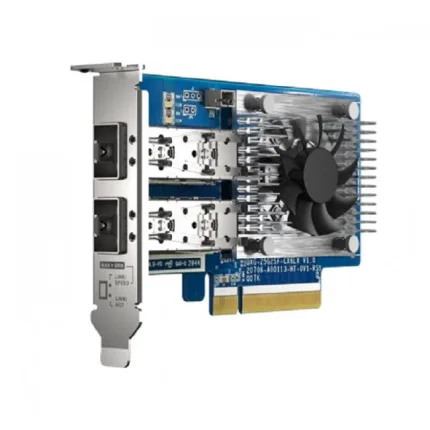 QNAP QXG-25G2SF-CX6 Dual-Port 25GbE PCIe 4.0 x8 Network Expansion Card