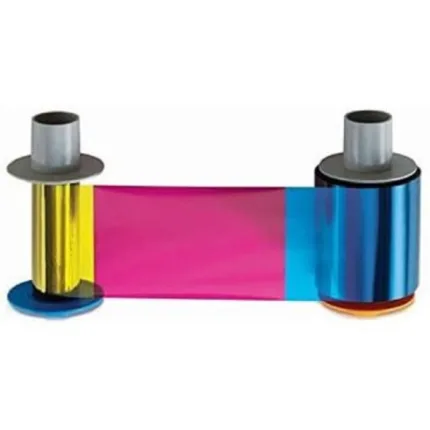 HID Fargo 45610 Card Printer Ribbon, 500 Prints - YMCKO Colour