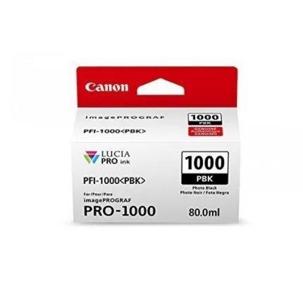 Canon Ink LUCIA PRO PFI-1000 Photo Black Individual Ink Tank
