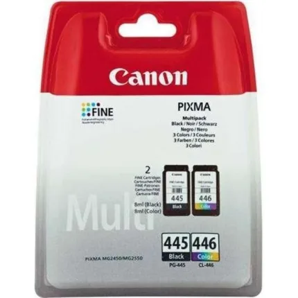 Canon Cl-446 And Pg-445 Ink Cartridges MultipackCanon Cl-446 And Pg-445 Ink Cartridges - MultipackCanon Cl-446 And Pg-445 Ink Cartridges - Multipack