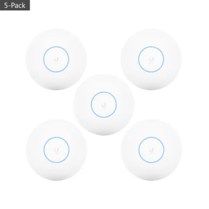 Ubiquiti U6-Pro (5-Pack) Access Point WiFi 6 ProfessionalIndoor WiFi 6 AP with 5.3Gbps over the air speed and a 300+ client capacity