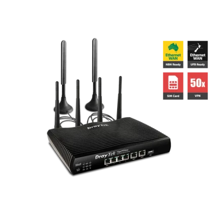 DrayTek Vigor 2926Lac Multi WAN router with 4G LTE