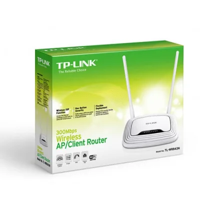 Tp-Link TL-WR843N 300Mbps Wireless AP/Client Router