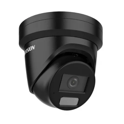 Hikvision DS-2CD2387G2H-LIU 8 MP Smart Hybrid Light with ColorVu Fixed Turret Network Camera - Black