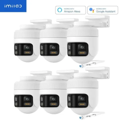 IMILAB EC6 Panorama 3.5K WiFi Plug-in Spotlight Camera - 6-Pack